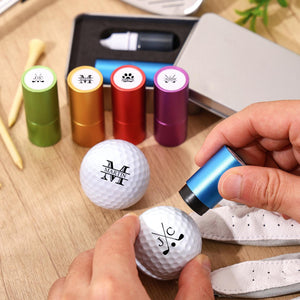 Personalized Golf Ball Stamp Box, Custom Golf Ball Stamp with Box, Golf Marker Gift , Golf Lover Gifts CH07 899260