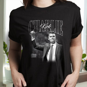 Charlie Kirk A True Hero Retro Style Dark Shirt HO82 65782