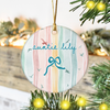 Personalized Auntie Ceramic Ornament Holiday Keepsake, Wedding Christmas Tree Decoration TH10 170667