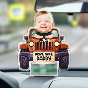 Custom Kid Photo Drive Safe Dad Shaking Head For Dad HO82 894166