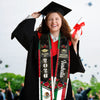 Personalized Country Flag Graduation Stole Sash – Class of 2026 Custom Graduation Gift HA75 898894