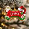 Custom Dog Bone Gingerbread Christmas Acrylic Ornament Gift For Dog Lovers TH10 170687