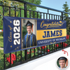 Custom Photo Class of 2026 Congrats Graduation Banner Party Decor HA75 921246