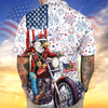 Personalized Name Eagle US Flag Hawaii Shirt HA75 920892