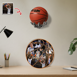 The Photo Collage And Basketball Wood Frame For Sport Lover LM32 897167
