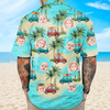 Custom Cute Face Island Vacation Summer Vibe Hawaiian Shirts LM32 893487
