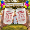 Custom Name Cheers to Age Years Birthday Cups - Personalized Party Decor HA75 921202
