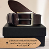 Personalized Engraved Leather Belt for Men – Custom Message Hidden Inside Belt, Romantic Gift for Husband or Boyfriend LM32 899957