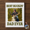 Custom Photo Hunting Dad Buckin' Dad Ever Building Brick Blocks LM32 669113