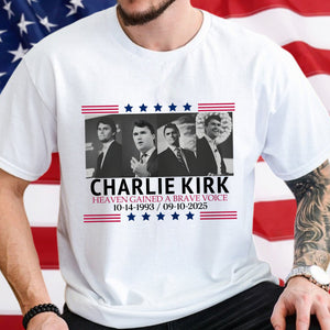 Pray For Charlie Kirk - Conservative Political Quote Bright Shirt LM32 65421