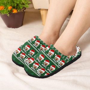 Custom Pet Photo Slipper - Christmas Gift For Dog And Cat Lovers TH10 894451