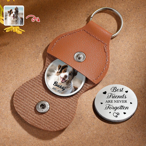 Custom Photo Best Friends Are Never Forgotten Memorial Pocket Hug HA75 897982