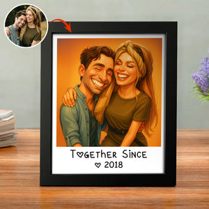 Caricature Wall Art For Funny Couples Picture Frame LM32 895097