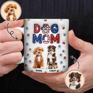Custom Photo My Lovely Dog - Personalized 3D Inflated Effect Mug LM32 893935