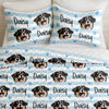 Custom Photo Dog Cat With Paw Bedding Set Gift for Pet Lovers TH10 171015