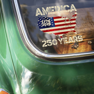 America 1776 - 2026 250 Years Car Window Decal Sticker HA75 898138