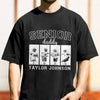 Custom Photo Senior Football Mama Comfort Color Shirt Gifts For Football Mom, Football Lover CH07 899444