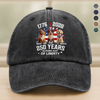Personalized Freedom Vintage Washed Denim Baseball Cap HO82 901226
