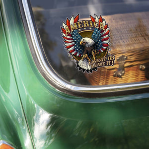 America Eagle Love It Or Leave It Car Window Decal Sticker LM32 897329