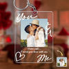 Custom Photo You & Me Acrylic Keychain - Personalized Valentine's Day Gift HA75 920036