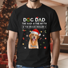 Christmas Dog Dad The Man The Myth The Snack Dealer Custom Dog Photo Dark Shirt Christmas Gift CH07 896282