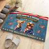 Custom 3D America Dog Red White Woof Doormat – Patriotic 250 Years of Freedom LM32 899221