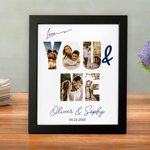 Custom Photo You & Me We Got This Picture Frame LM32 893803