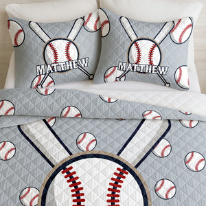 Personalized Custom Name Baseball Bedding Set Gift For Sport Player TH10 896693