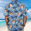 Custom Photo Best Dad Ever Tropical Pattern Hawaiian Shirt - Personalized Gift for Dad CH07 911568
