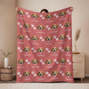 Custom Pet Photo Cute Pattern Blanket - Personalized Gift for Dog & Cat Lovers HO82 902944