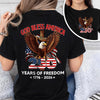God Bless America - Celebrate 250 Years Of Freedom 1776 - 2026 Back & Front Dark Shirt CH07 910532