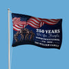 American Flag 250 Years Anniversary United States Semiquincentennial Double-Sided Flag HA75 897966