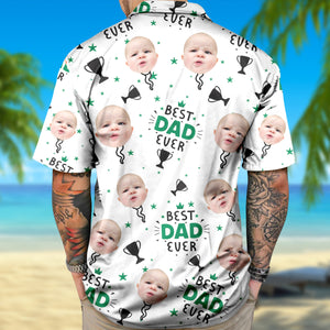 Custom Photo Best Dad Ever Hawaiian Shirt Gift For Dad HO82 894126