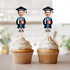 Custom Funny Face Class of 2025 Graduation Decoration Cupcake Toppers HA75 892120