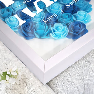 Custom Name I Love You Mom Mother's Day Flower Shadow Box TH10 892561