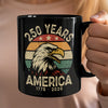 250 Years Of America Black Mug TH10 894617