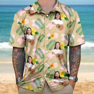 Custom Photo Funny Face Aloha Hawaii Shirt TH10 892745