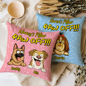 Personalized Time To Paw Off Funny Dog Pillow For Dog Lovers LM32 893377