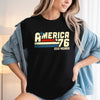 America 76 250 Years Retro Vintage 1776 2026 Patriotic 4th July Dark Shirt HA75 921546