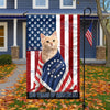 Custom Photo My Dog, Cat Loves America 250 Patriotic Garden Flag HA75 898908