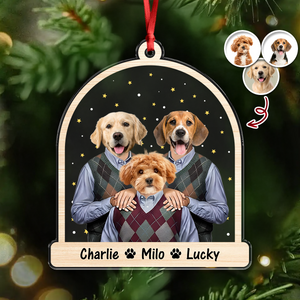 Custom Funny Step Brothers Acrylic Ornament Christmas Gift For Pet Lovers HA75 898272
