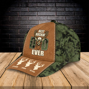 Personalized Name Deer Hunting Dad - Hunter Military Classic Cap For Father's Day CH07 895816