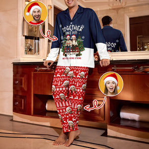 Custom Face Photo Together Since Pajamas For Couple TH10 896045