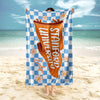 Personalized University And Name Pennant Beach Towel – Graduation Gift TH10 169733