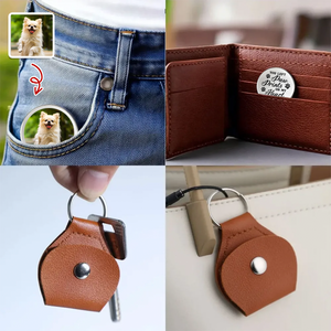 Custom Dog Photo You Left Paw Prints On My Heart Memorial Dog Pocket Hug HA75 897952