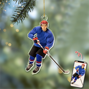 Custom Rink Master Photo Acrylic Ornament - Gift For Ice Hockey Players, Ice Hockey Lovers, Family Members HO82 900194