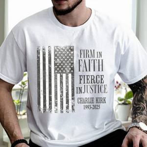 Charlie Kirk US Flag Bright Shirt HA75 644012