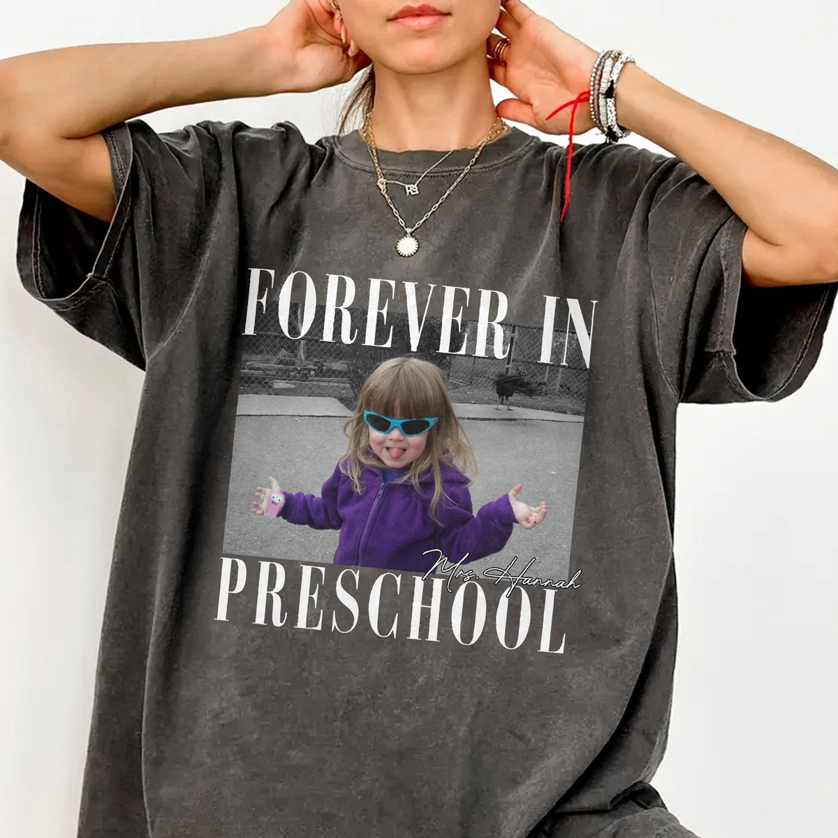 Custom Photo Forever In Kindergarten Comfort Shirt CH07 911920