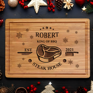 The Grillfather BBQ Engraved Cutting Board Personalized Gift For Christmas HO82 894354