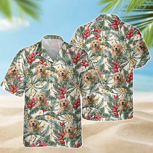 Custom Dog Photo In The Air Hawaii Shirt Gift For Dog Lovers HO82 893838